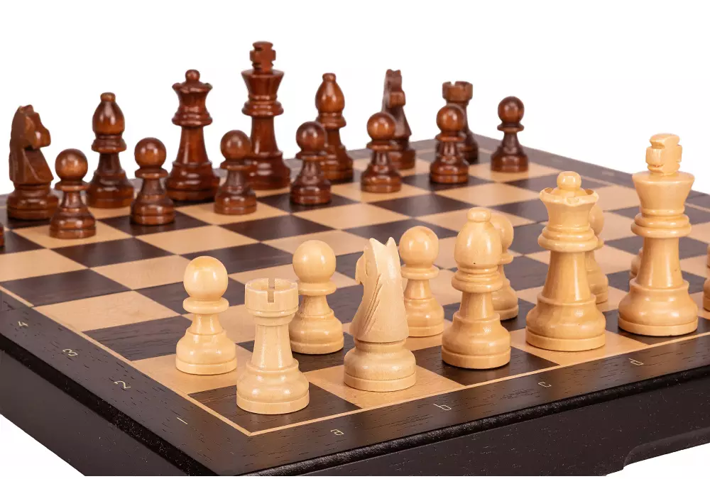 Szachy magnetyczne - czarne (33x33cm)